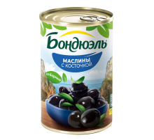 Маслины Бондюэль с косточкой, 300г
