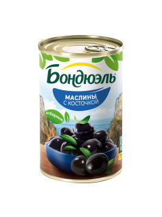 Маслины Бондюэль с косточкой, 300г