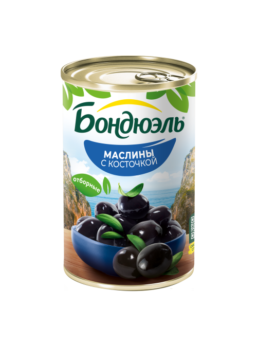 Маслины Бондюэль с косточкой, 300г