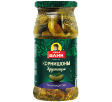 Огурцы маринованные Дядя Ваня По-французски корнишоны, 460г