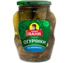 Огурцы маринованные Дядя Ваня По-берлински, 680г