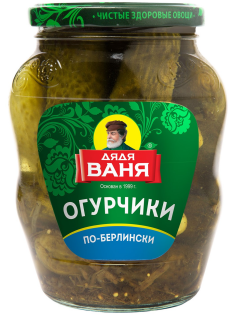 Огурцы маринованные Дядя Ваня По-берлински, 680г