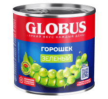 Горошек Globus зеленый, 425мл