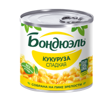 Кукуруза Бондюэль сладкая, 170г