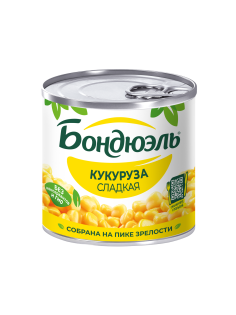 Кукуруза Бондюэль сладкая, 170г