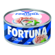 Тунец полосатый Fortuna рубленый в собственном соку, 185г