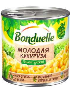 Кукуруза Бондюэль молодая, 425мл