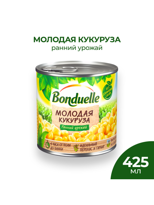Кукуруза Бондюэль молодая, 425мл