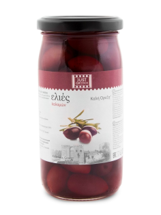 Маслины Just Greece Каламата с косточкой, 360г