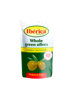 Оливки Iberica с косточкой, 180г
