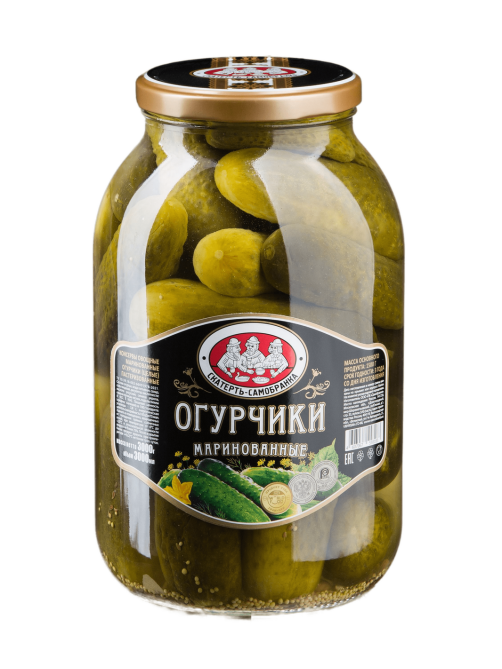 Огурцы маринованные Скатерть-Самобранка, 3л