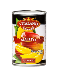 Манго Vitaland дольки в сиропе, 425г