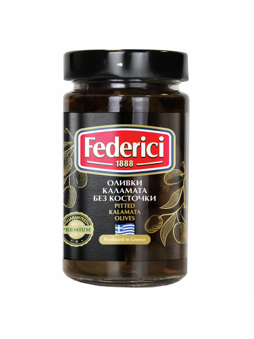 Оливки Federici Каламата без косточки, 290г