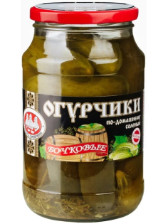 Огурцы соленые Скатерть-Самобранка По-домашнему, 950мл