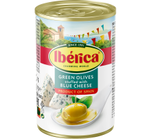 Оливки Iberica с голубым сыром, 300г