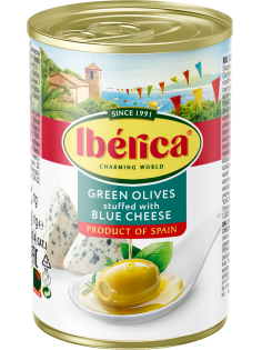 Оливки Iberica с голубым сыром, 300г