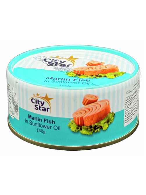 Марлин City Star черный филе в масле, 150г