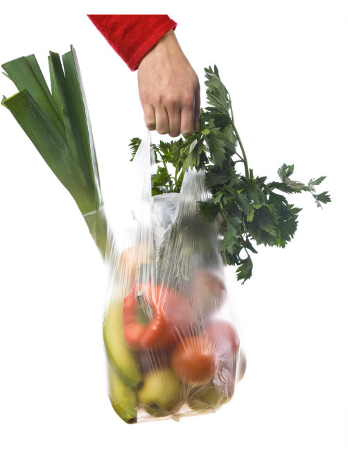 Пакет для пищевых продуктов Paclan с ручками 22 x 33см, 50шт