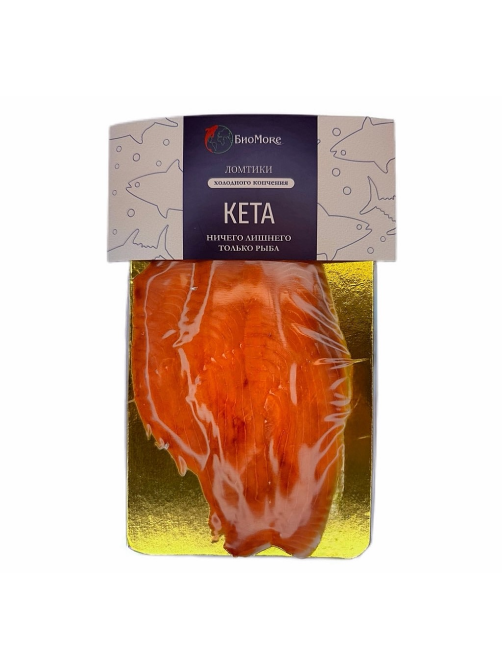 Кета Биоmore ломтики холодного копчения, 100г