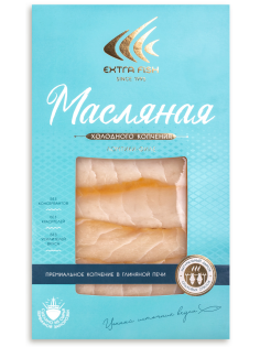 Рыба Экстра Фиш масляная ломтики-филе холодного копчения, 100г
