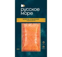 Форель Русское море подкопченная филе кусок, 200г