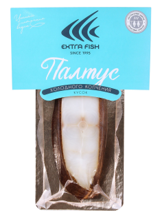 Палтус Экстра Фиш кусок холодного копчения, 200г