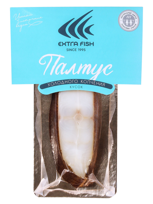 Палтус Экстра Фиш кусок холодного копчения, 200г