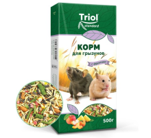 Корм Triol для грызунов с фруктами, 500г