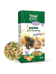 Корм Triol для грызунов с фруктами, 500г