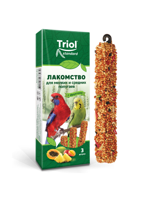 Лакомство Triol для попугаев, 80г