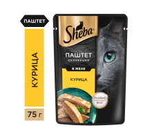 Корм влажный Sheba для кошек с курицей, 75г