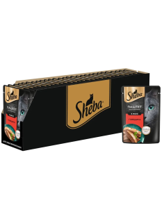 Корм влажный Sheba для кошек Нежный паштет в желе с говядиной, 75г x 28 шт