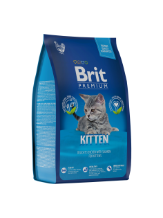 Корм сухой Brit для котят курица-лосось, 800г