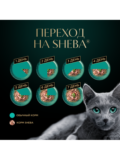 Суп для взрослых кошек Sheba классический куриный, 70г