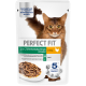 Корм влажный Perfect Fit для стерилизованных кошек курица, 75г