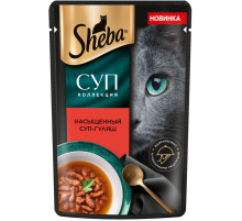 Суп для взрослых кошек Sheba насыщенный гуляш, 70г