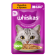 Корм влажный Whiskas для кошек индейка-кролик желе, 75г