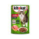 Корм влажный Kitekat для взрослых кошек с говядиной в желе, 85г