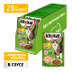 Корм влажный Kitekat для взрослых кошек с курицей в соусе, 85г x 28 шт