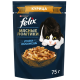 Корм влажный Felix Мясные ломтики для взрослых кошек с курицей, 75г