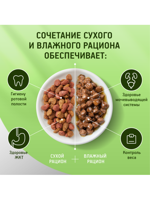 Корм сухой Kitekat для кошек телятинка аппетитная, 1.3кг