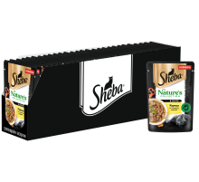 Корм влажный Sheba Nature's Collection для кошек с курицей и паприкой, 75г x 28 шт