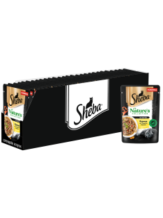 Корм влажный Sheba Nature's Collection для кошек с курицей и паприкой, 75г x 28 шт