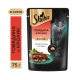 Корм влажный Sheba для кошек Ломтики в соусе с говядиной и кроликом, 75г