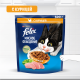 Корм для кошек Felix Мясное объедение сухой с курицей, 600г