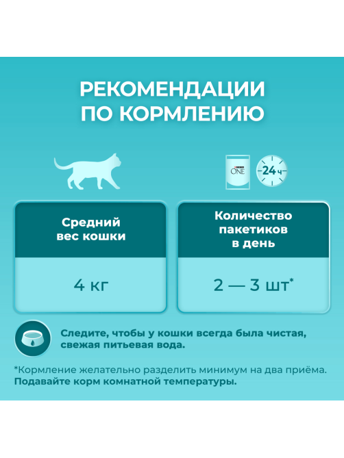 Корм влажный Purina One для стерилизованных кошек с говядиной и морковью в соусе, 75г