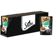 Корм влажный Sheba для кошек Ломтики в желе с кроликом, 75г x 28 шт