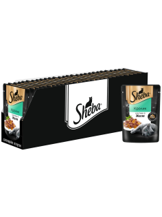 Корм влажный Sheba для кошек Ломтики в желе с кроликом, 75г x 28 шт