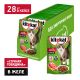 Корм влажный Kitekat для взрослых кошек с говядиной в желе, 85г x 28 шт