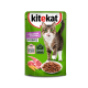 Корм влажный Kitekat соус для взрослых кошек с ягненком, 85г x 28 шт
